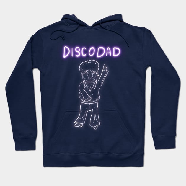 Disco dad t shirt mug coffee apparel Hoodie by M G Lovecraft